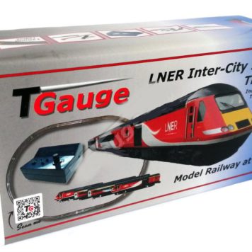 T Gauge LNER Inter-City 125 HST Train Set R-042-LNER 132.5mm