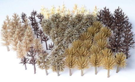 T Gauge (100x) Various Height Tree Armatures A-140V