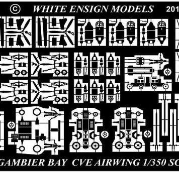 White Ensign Models 1350 Casablanca Escort Carriers Photoetch Enhancement Parts