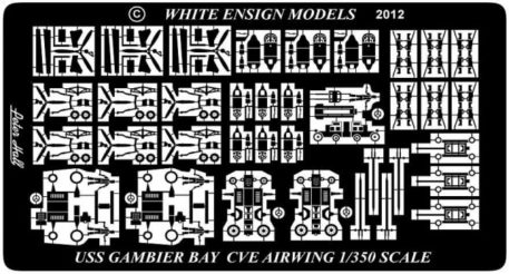 White Ensign Models 1350 Casablanca Escort Carriers Photoetch Enhancement Parts
