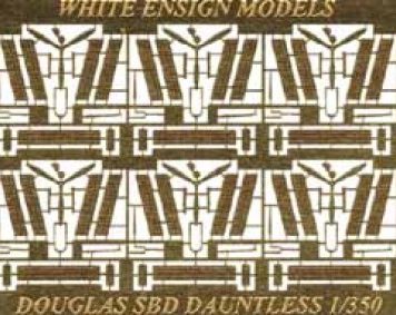 White Ensign Models 1350 Douglas Dauntless Photoetch Enhancement Parts