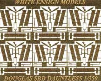 White Ensign Models 1/350 Douglas Dauntless Photoetch Enhancement Parts