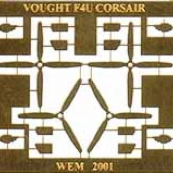 White Ensign Models 1/350 F4U Corsair Photoetch Enhancement Parts