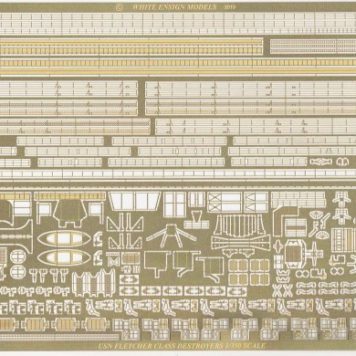 White Ensign Models 1/350 Fletcher-class Destroyers Photoetch Enhancement Parts.