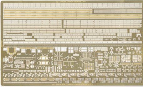 White Ensign Models 1/350 Fletcher-class Destroyers Photoetch Enhancement Parts.