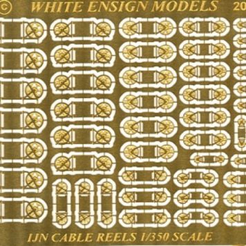 White Ensign Models 1/350 Imperial Japanese Navy Cable Reels Photoetch Enhancement Parts