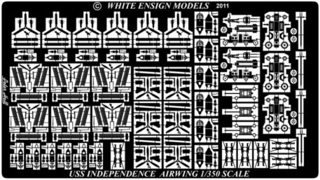 White Ensign Models 1/350 Independence Class-Light Carriers - The Airwing Photoetch Enhancement Parts