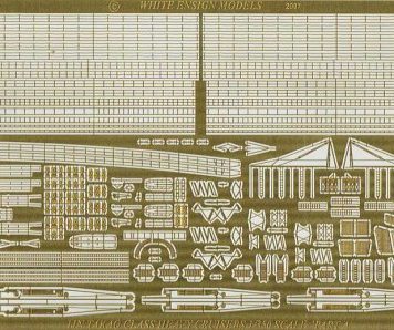 White Ensign Models 1/350 Takao Class Cruiser Photoetch Enhancement Parts