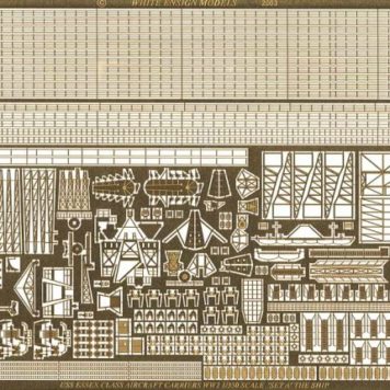 White Ensign Models 1/350 USS Essex Weapons Photoetch Enhancement Parts