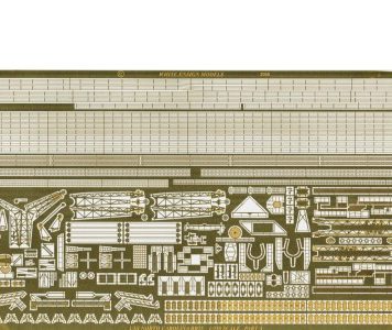 White Ensign Models 1/350 USS North Carolina Photoetch Enhancement Parts