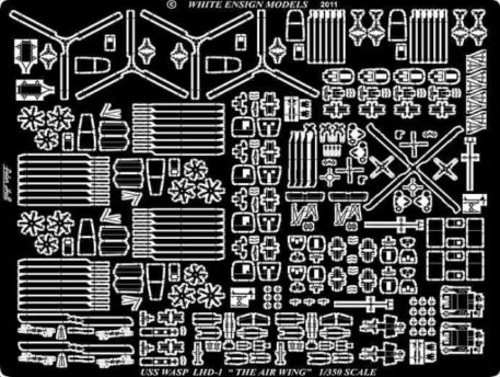 White Ensign Models 1/350 USS Wasp - The Airwing Photoetch Enhancement Parts