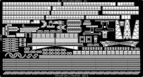 White Ensign Models 1/350 USS Wasp - The Ship Photoetch Enhancement Parts