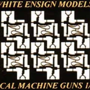 White Ensign Models 1/350 0.5 cal Browning Photoetch Enhancement Parts