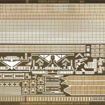 White Ensign Models 1/350 Arleigh Burke Class Photoetch Enhancement Parts