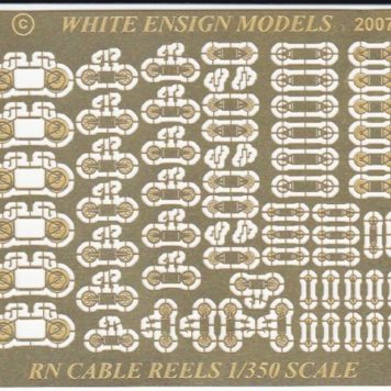 White Ensign Models 1/350 Royal Navy Cable Reels Photoetch Enhancement Parts