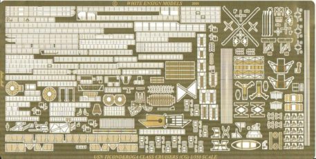 White Ensign Models 1/350 Ticonderoga Class Cruisers Photoetch Enhancement Parts