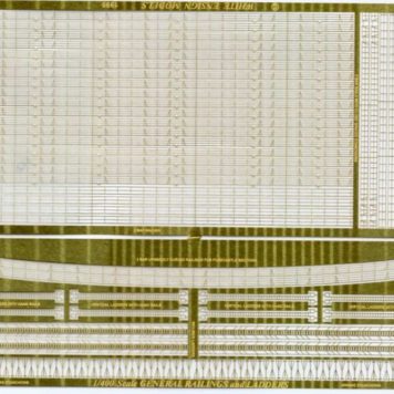 White Ensign Models 1/400 Extrafine Rails & Ladders Photoetch Enhancement Parts