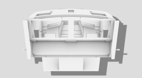 Paragrafix 1/48 Scale Aries 1B Replacement Cockpit PGX247 Front A