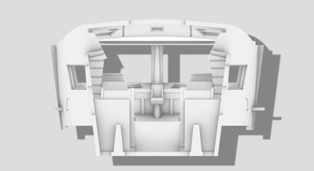 Paragrafix 1/48 Scale Aries 1B Replacement Cockpit PGX247 Rear B