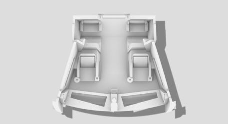 Paragrafix 1/48 Scale Aries 1B Replacement Cockpit PGX247 Top