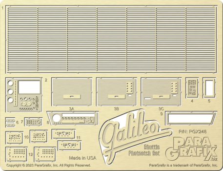 Galileo Shuttle Photoetch Set