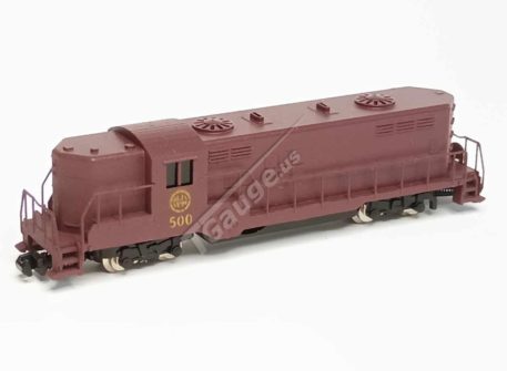 T Gauge 1:450 Scale, N and W Tuscan Red Motorized Locomotive EMD GP-18